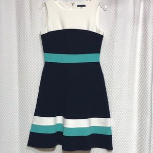 TOMMY HILFIGER Dress (Navy, Teal, White)